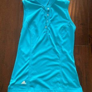 Women's Adidas Teal PureMotion Sleeveless Golf Top